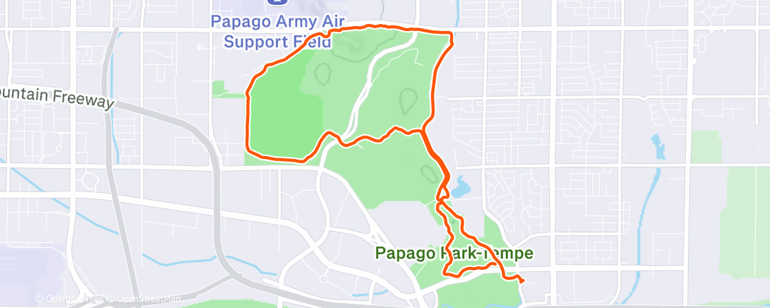 Map of the activity, Afternoon Ride