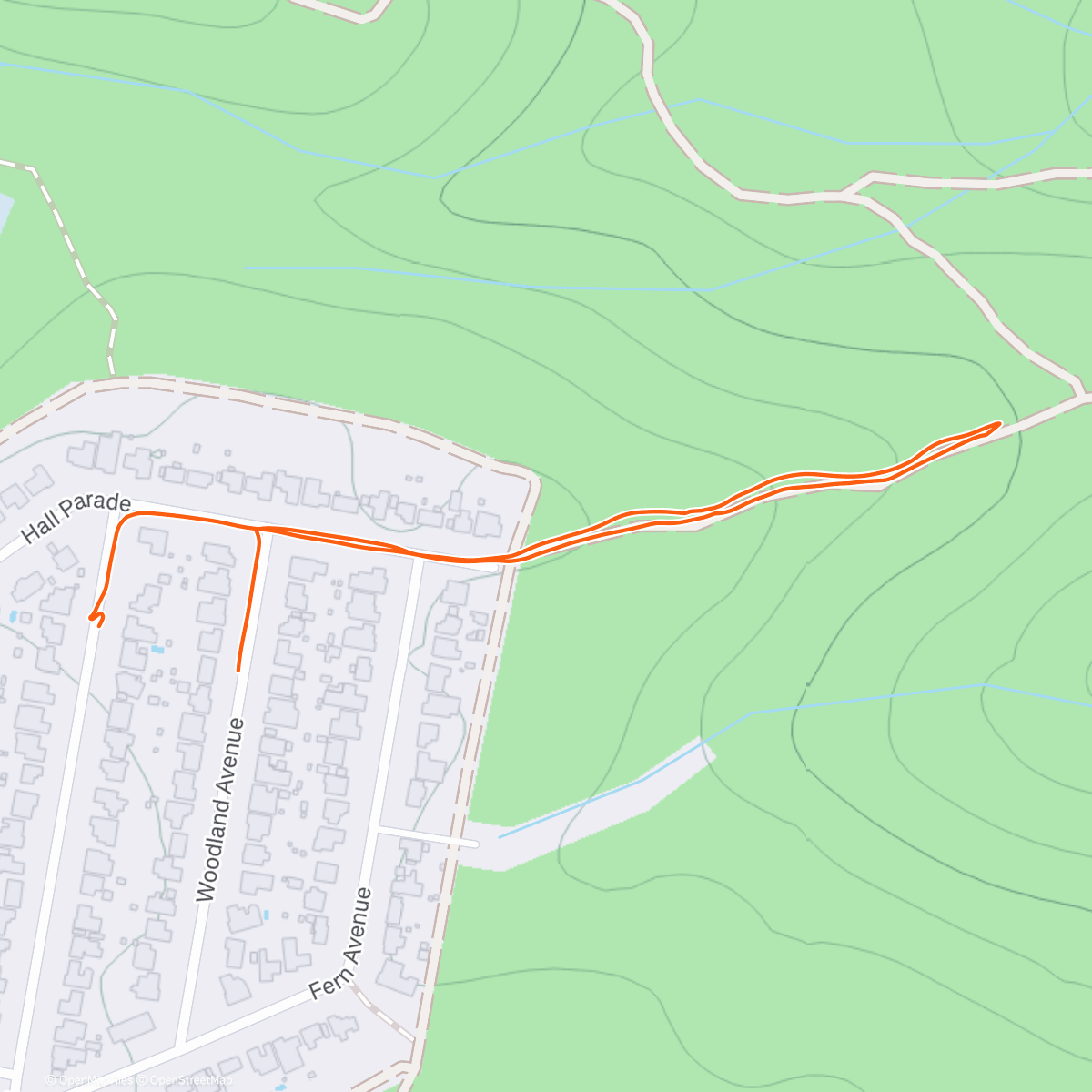 Map of the activity, Quick Doggo Walk