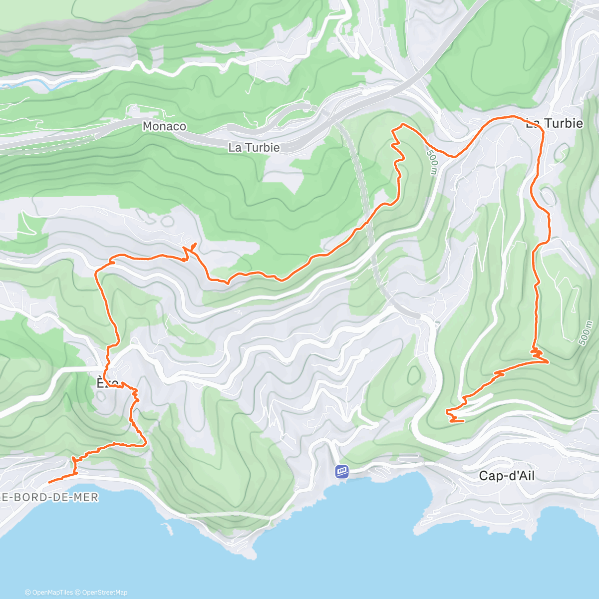Map of the activity, Over the top 🥾