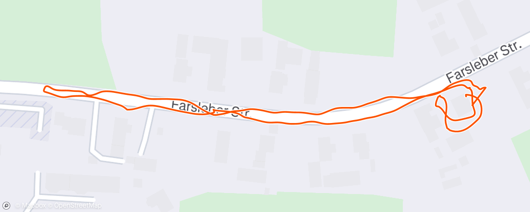 Map of the activity, Spaziergang am Abend