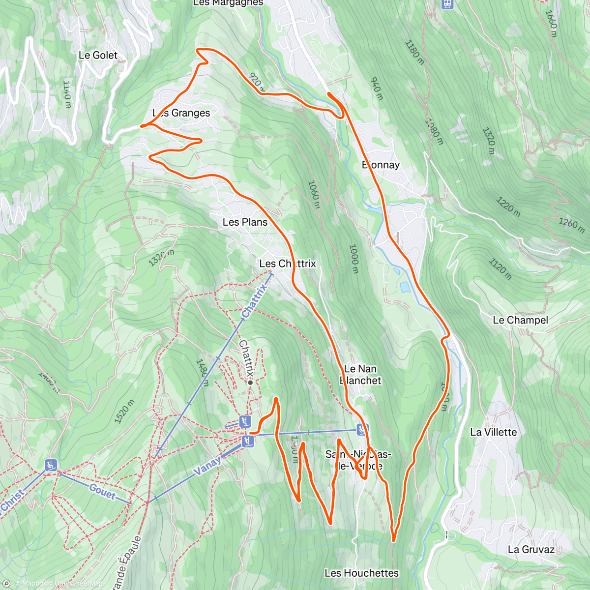 Map of the activity, Morning Ride