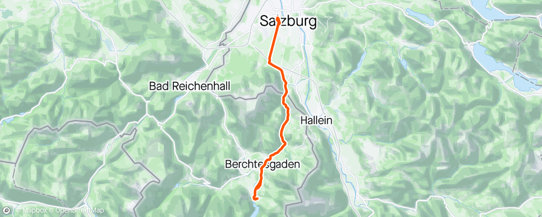 Map of the activity, Maibaum morning cycle
