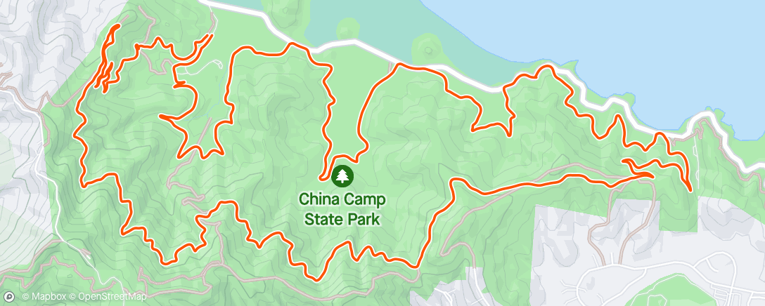 Carte de l'activité China Camp lunch