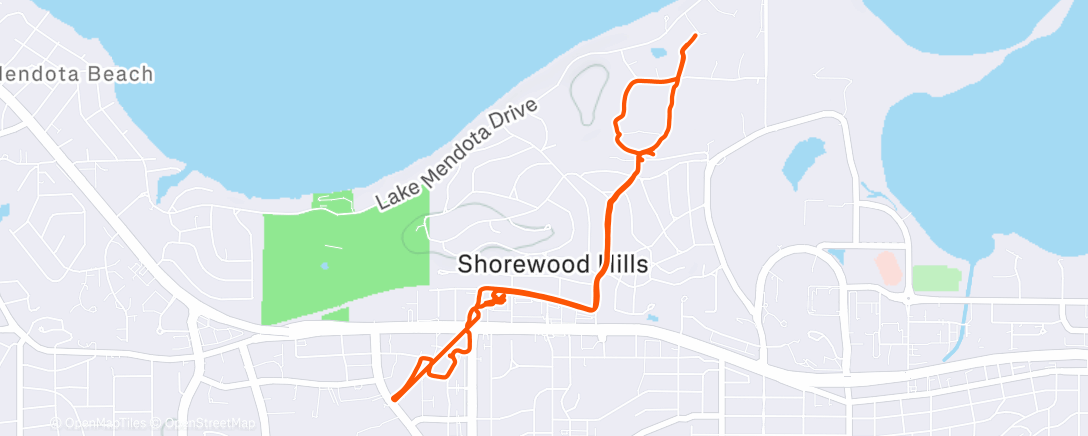 Карта физической активности (Afternoon Ride)