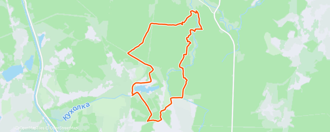 Map of the activity, Радиалка 30