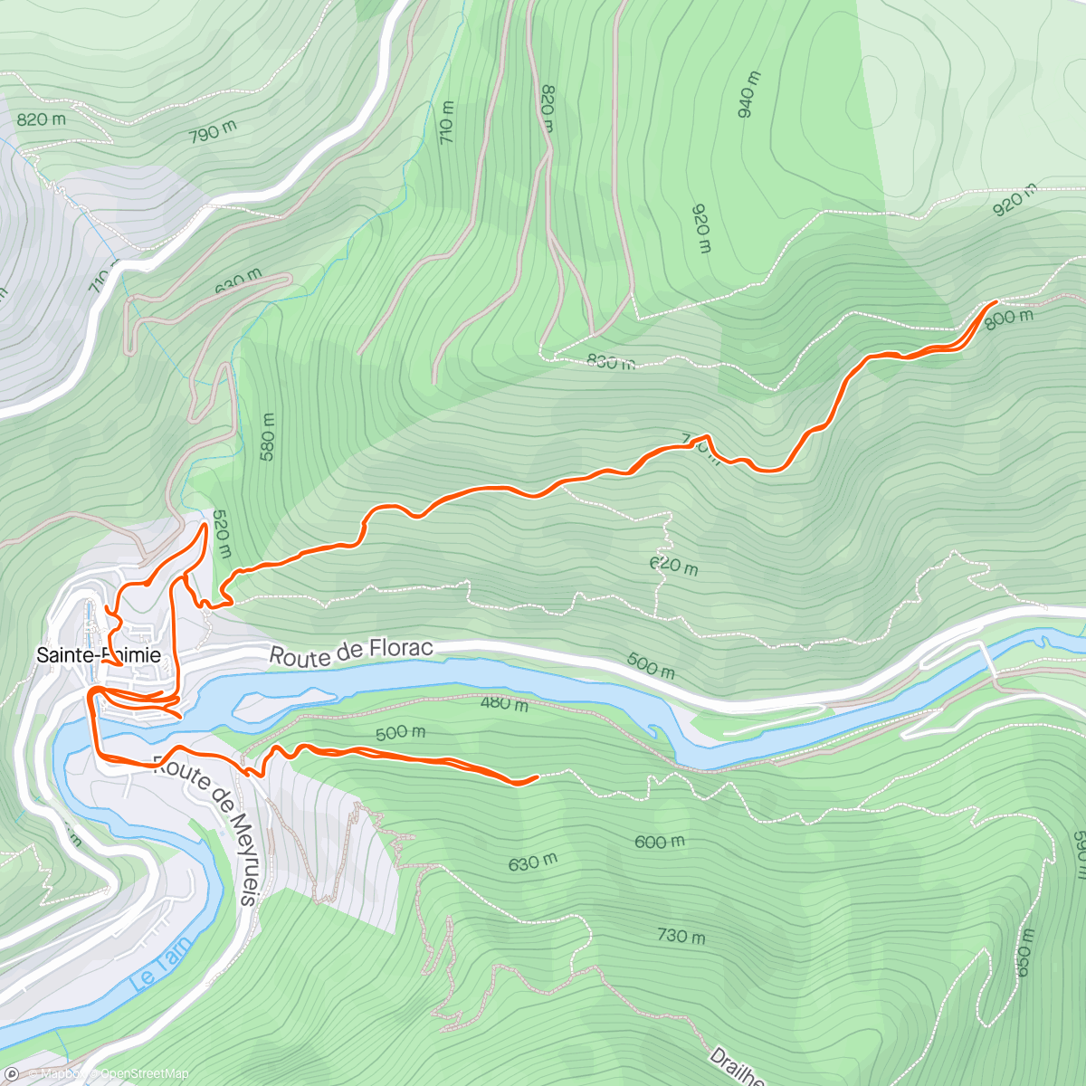 Map of the activity, Shakeout