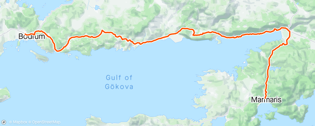 Map of the activity, Tour of Turkey stage 4