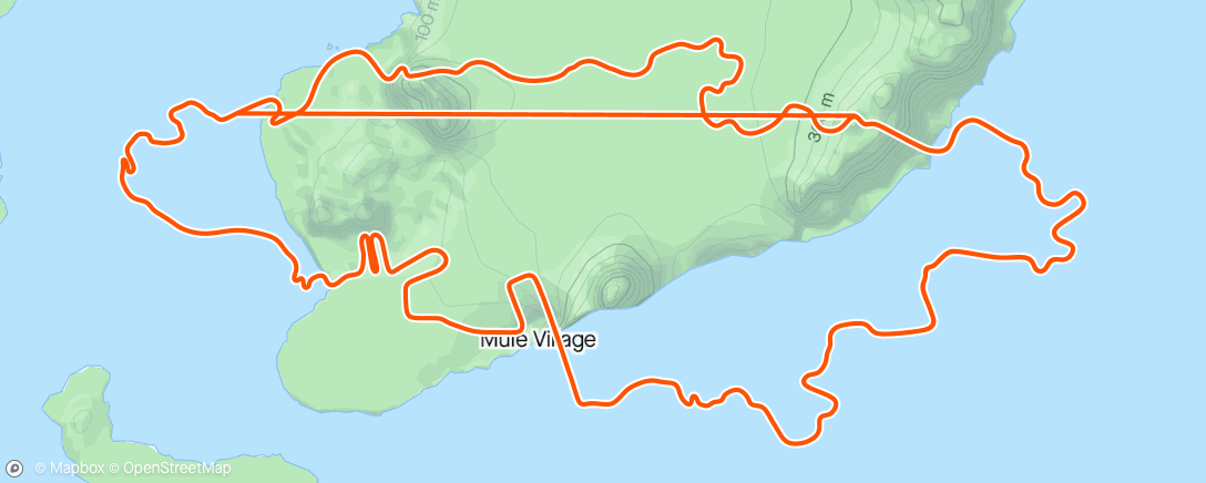 Mapa de la actividad, Zwift - Pacer Group Ride: Volcano Flat in Watopia with Miguel