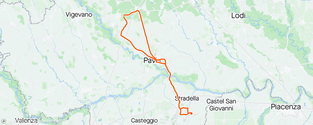 Map of the activity, Gargiuli on the road again!