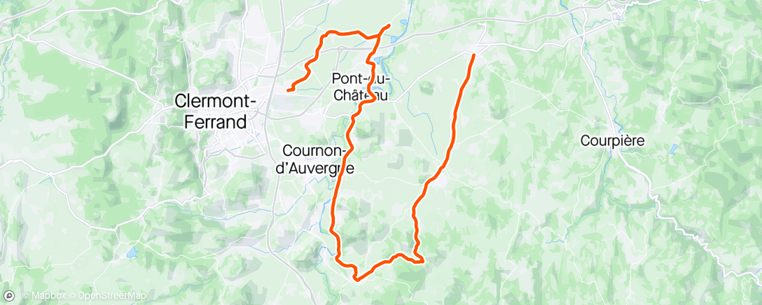 Map of the activity, Sortie route 🚲 entre les gouttes 💦 puis carrément trempé avec Rémy & Bruno
