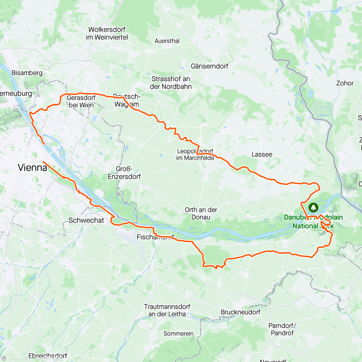 Map of the activity, newbikeday