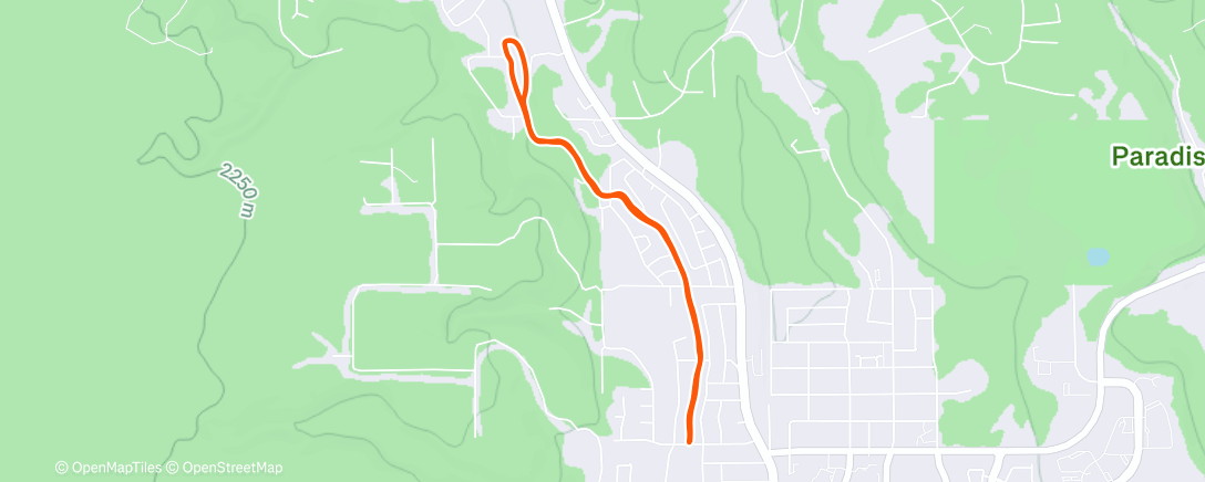 Mapa de la actividad (Lunch Run)