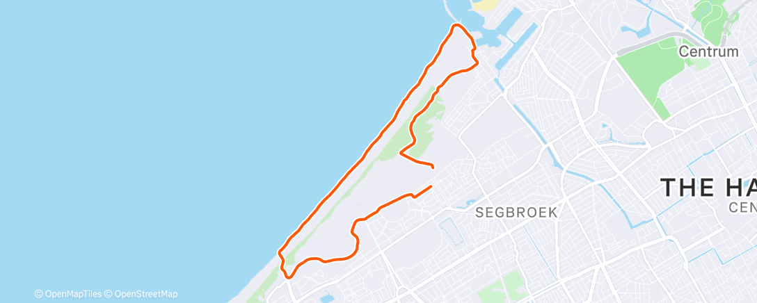 Карта физической активности (Lunch Run - heerlijk weertje)