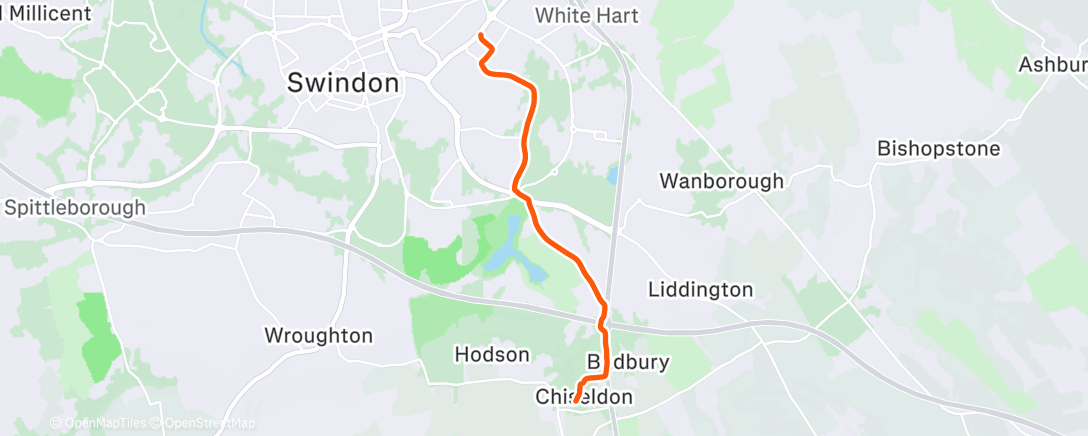 Map of the activity, Wetter