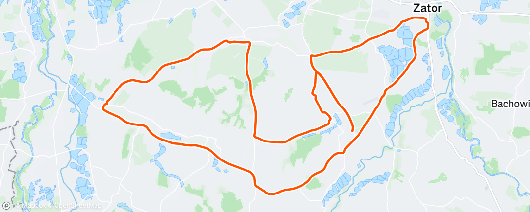 Map of the activity, Afternoon Ride