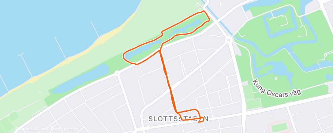 Карта физической активности (Afternoon Run)