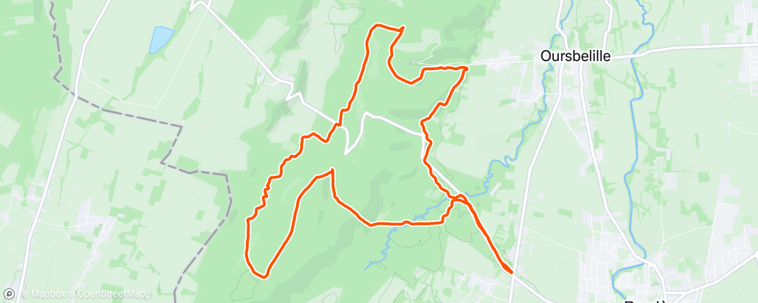 Mapa de la actividad (Blabla trail)