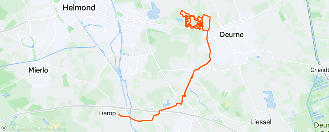 Mappa dell'attività Crossduatlon de Peel 🚵🏼‍♀️🚵🏼‍♀️