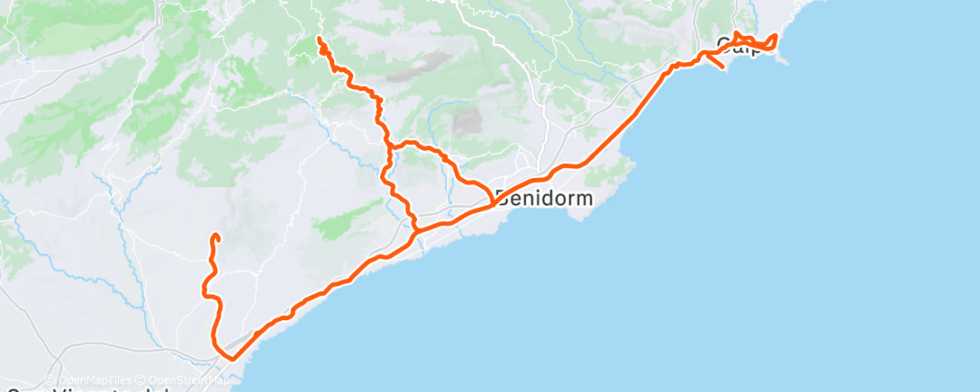 Map of the activity, TC 8