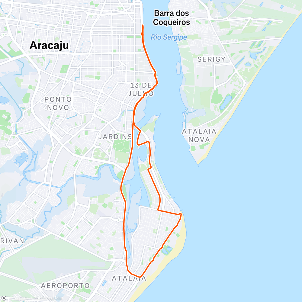Map of the activity