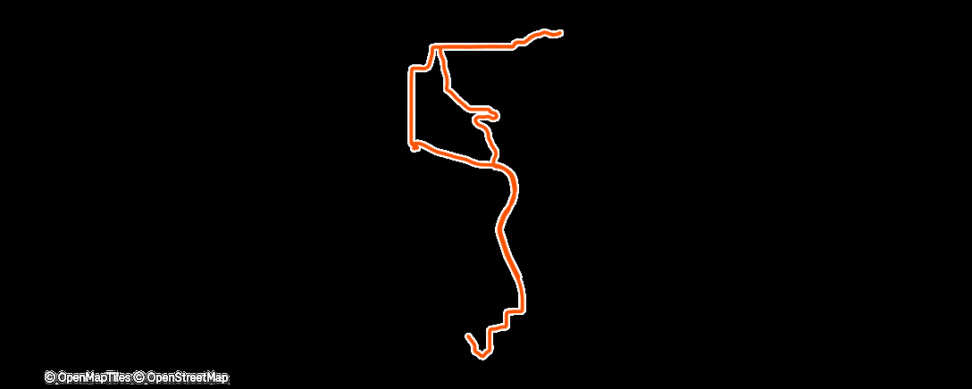 Mapa de la actividad (Afternoon Ride)