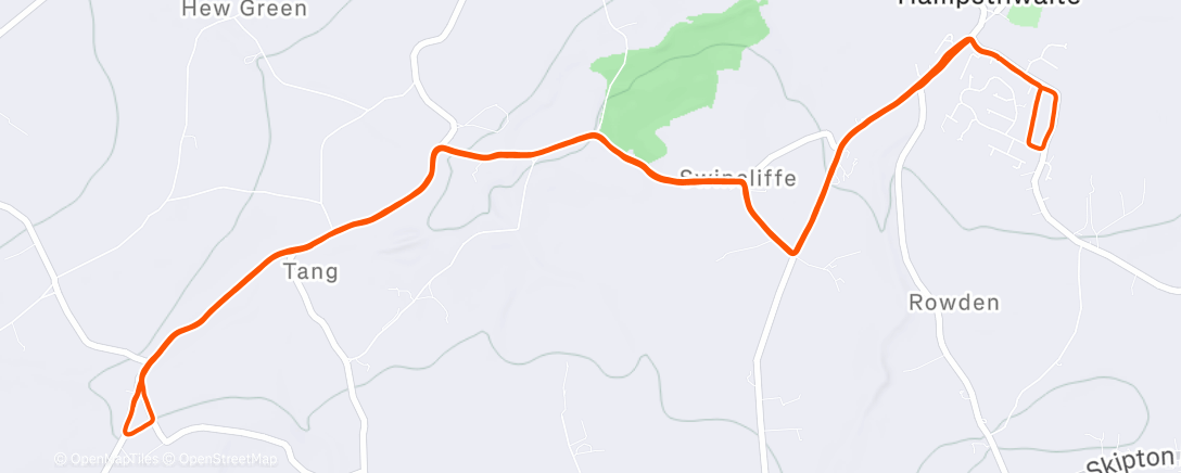 Карта физической активности (Morning Run)