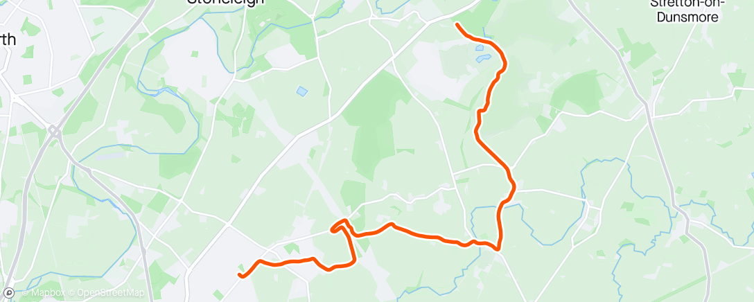 Mappa dell'attività Evening Trail Run