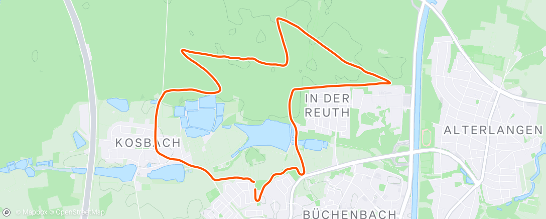 Carte de l'activité Lauf am Nachmittag