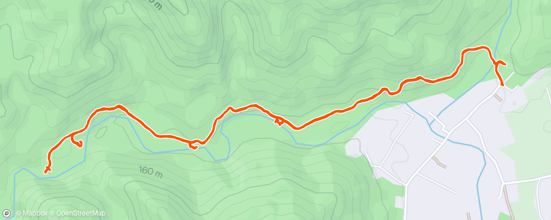 Map of the activity, Khao Sok hike with Lea