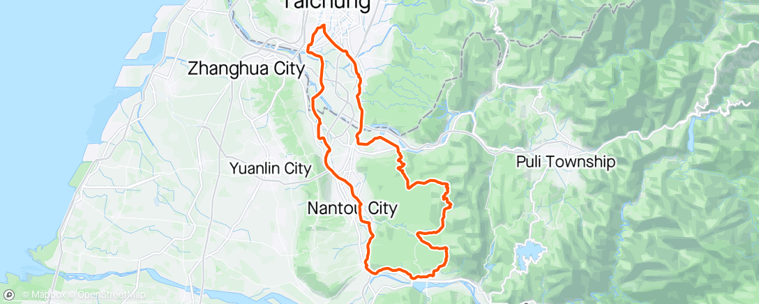 Map of the activity, Morning Ride with Inigo