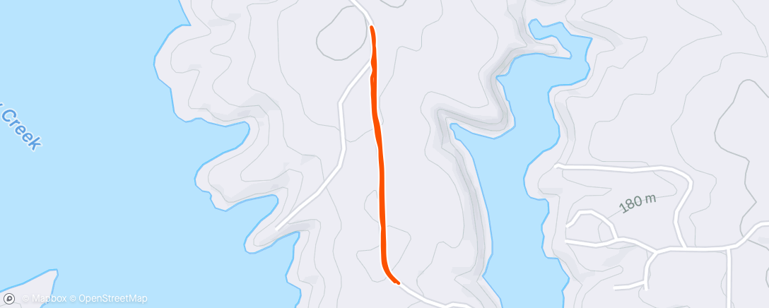 Map of the activity, Morning Walk