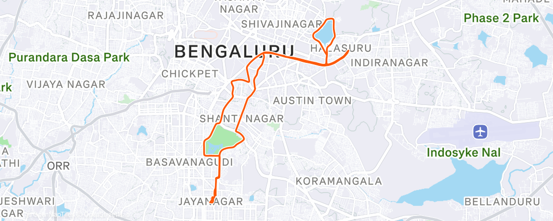 Map of the activity, NAMASTEY WEDNESDAY