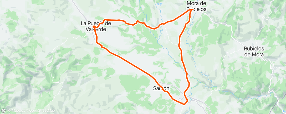 Map of the activity, Gozando del aire