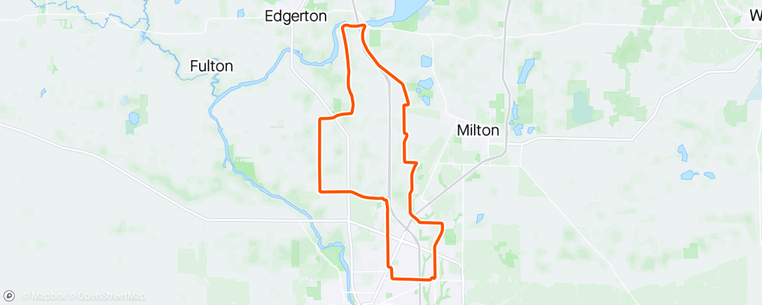 Map of the activity, Easy Morning spin, 1st pre-work Ride of the year.