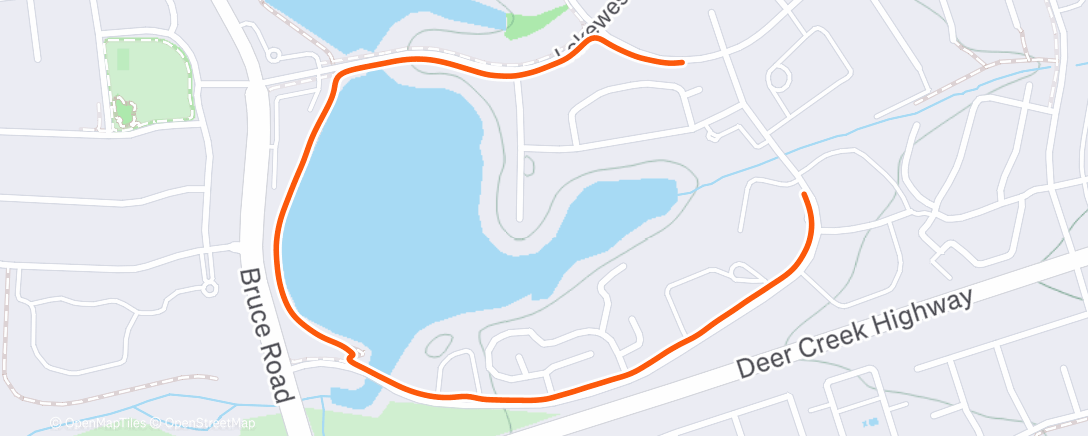 Map of the activity, Afternoon Walk
