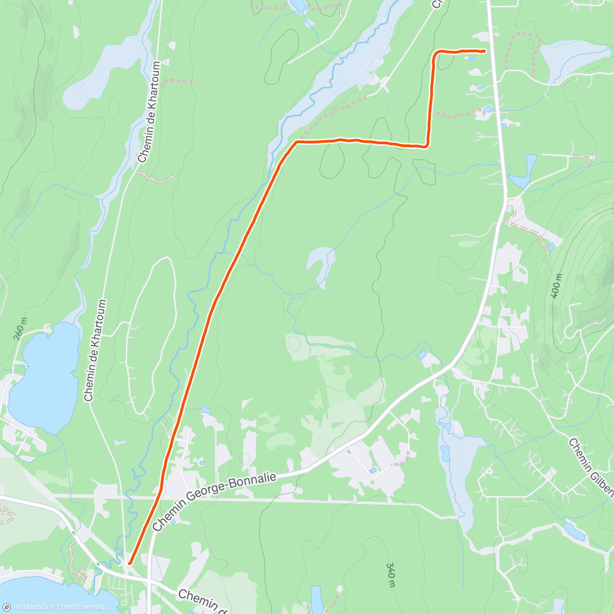 Map of the activity, Ski de fond la Montagnarde x2 merveilleux!
Début de l'hiver !