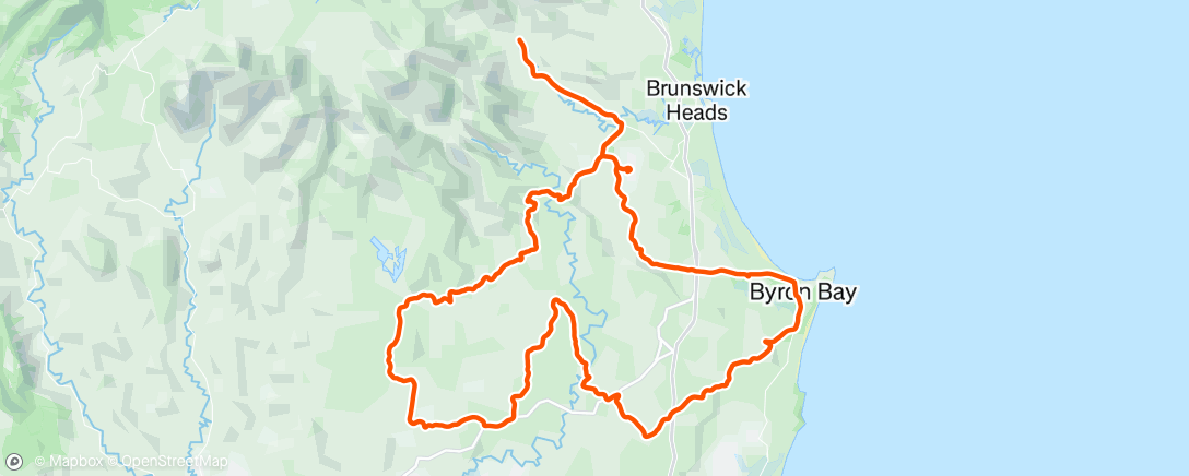 Map of the activity, Morning Ride