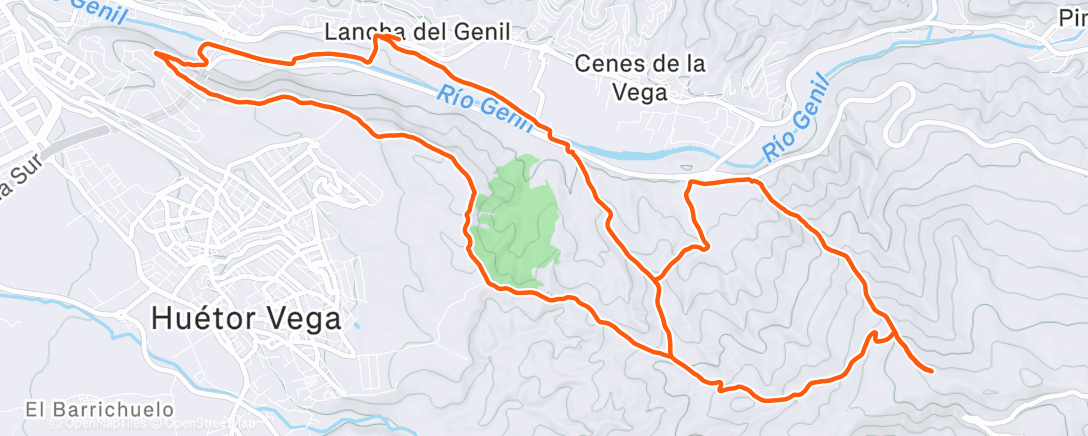 Map of the activity, Subida guapa con Beni apretando un poquillo jeje