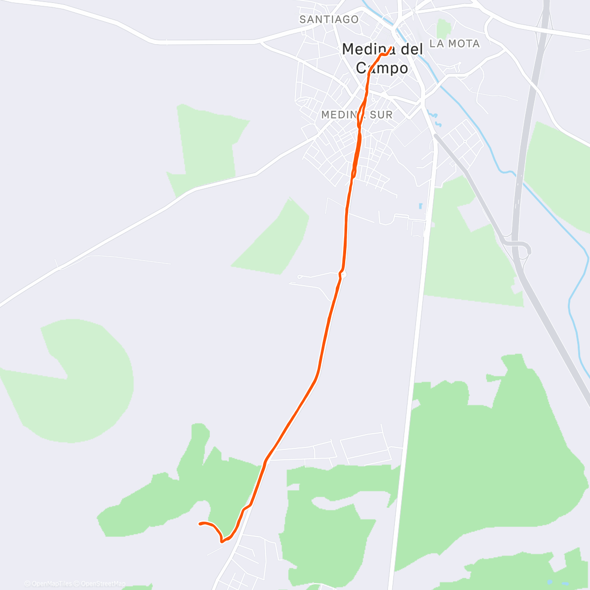 Карта физической активности (Sansil Klasikoa adaptada a la niebla castellana.)