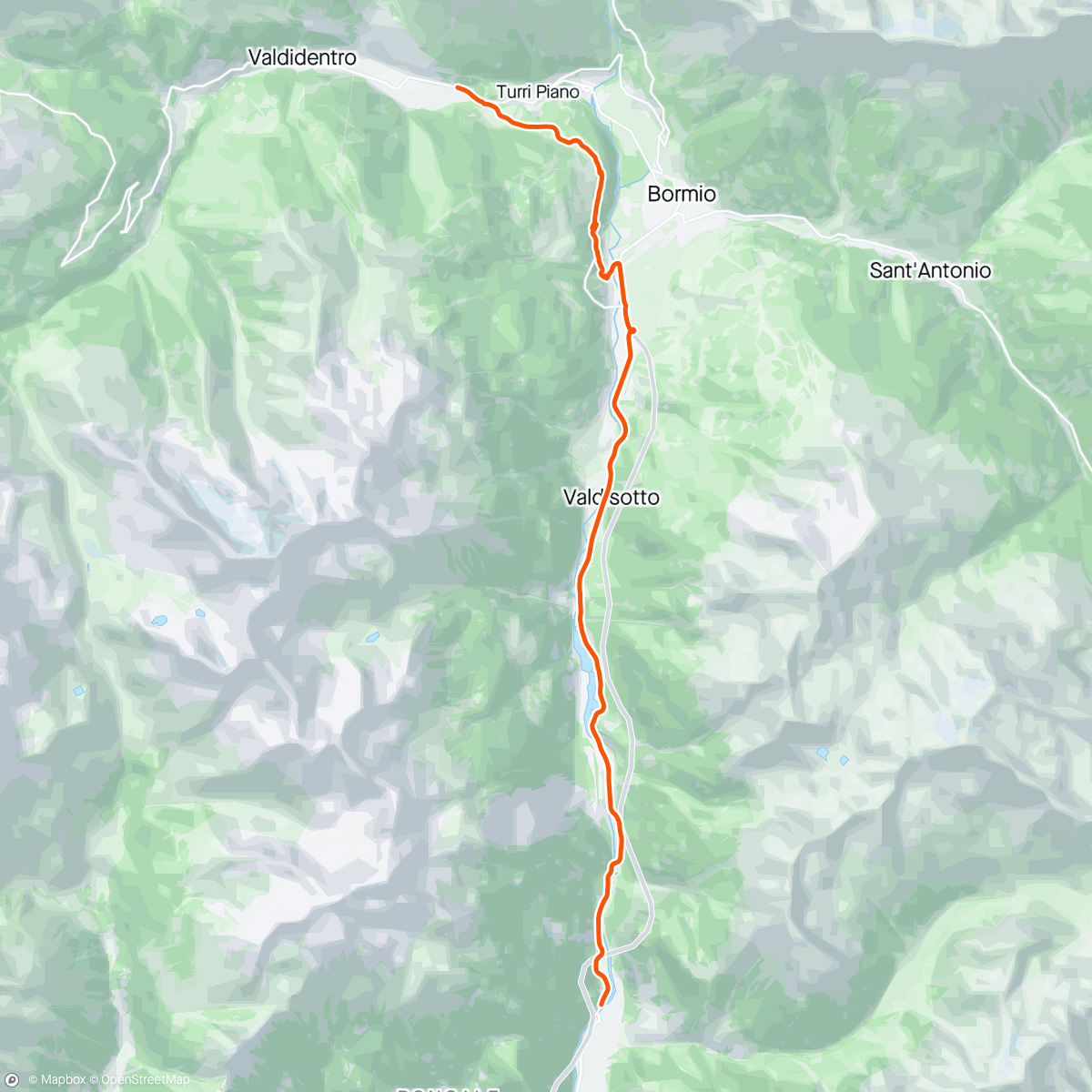 Map of the activity, ROUVY - Le Prese to Pradelle | Italy