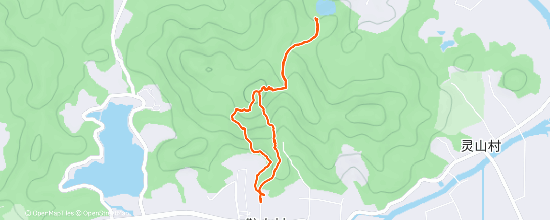 Map of the activity, 小灵峰