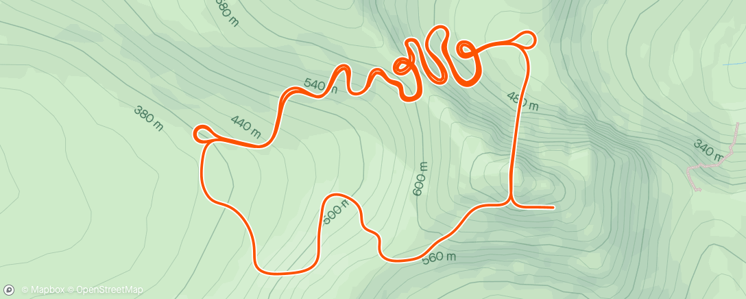 Map of the activity, Zwift - City and the Sgurr in Scotland