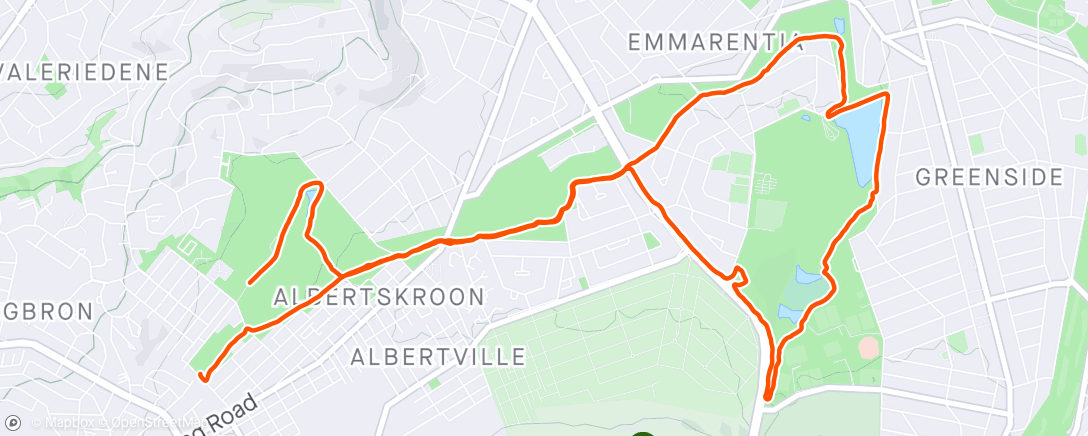 Map of the activity, Morning Run 🐕🐕‍🦺