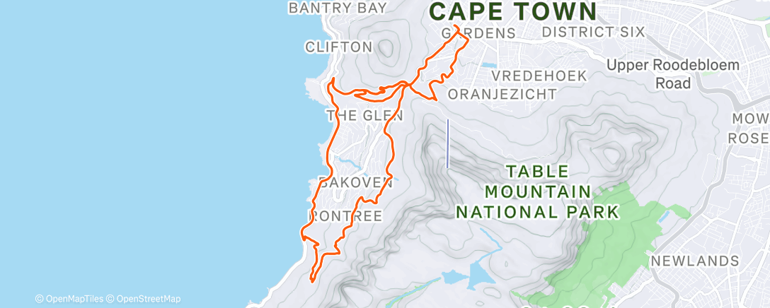 Map of the activity, Morning E-Bike Ride