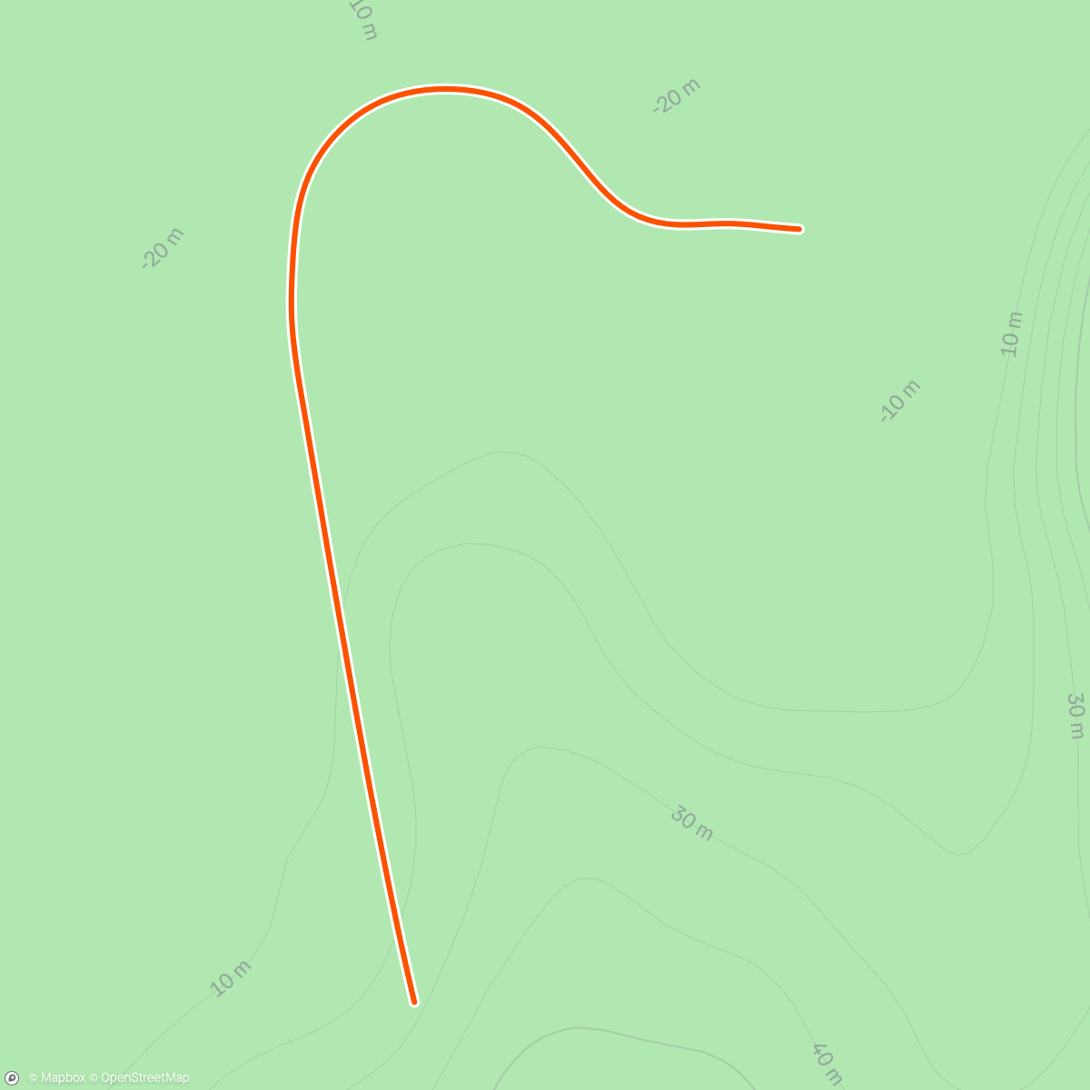 Map of the activity, Zwift - 5K Loop in Watopia