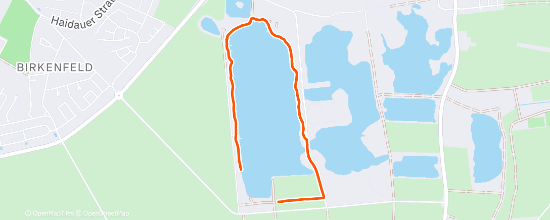 Map of the activity, Afternoon Walk