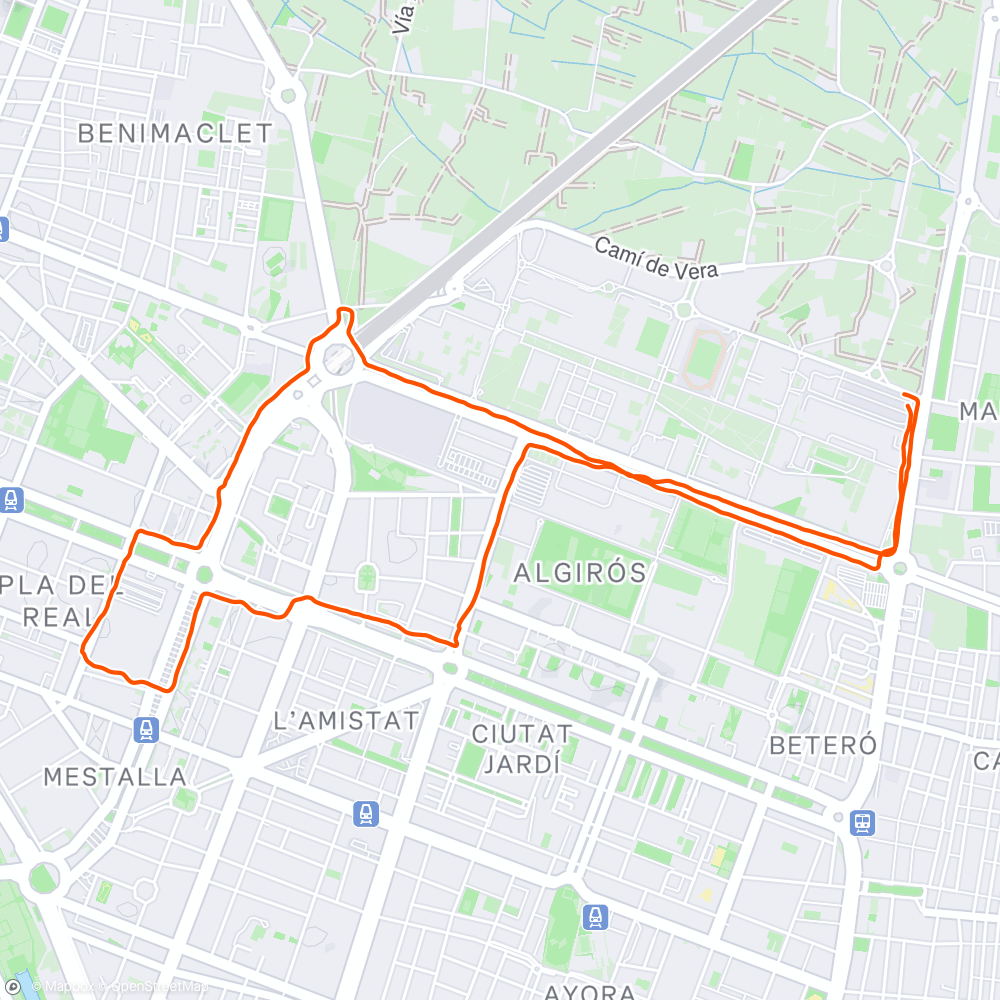 Map of the activity