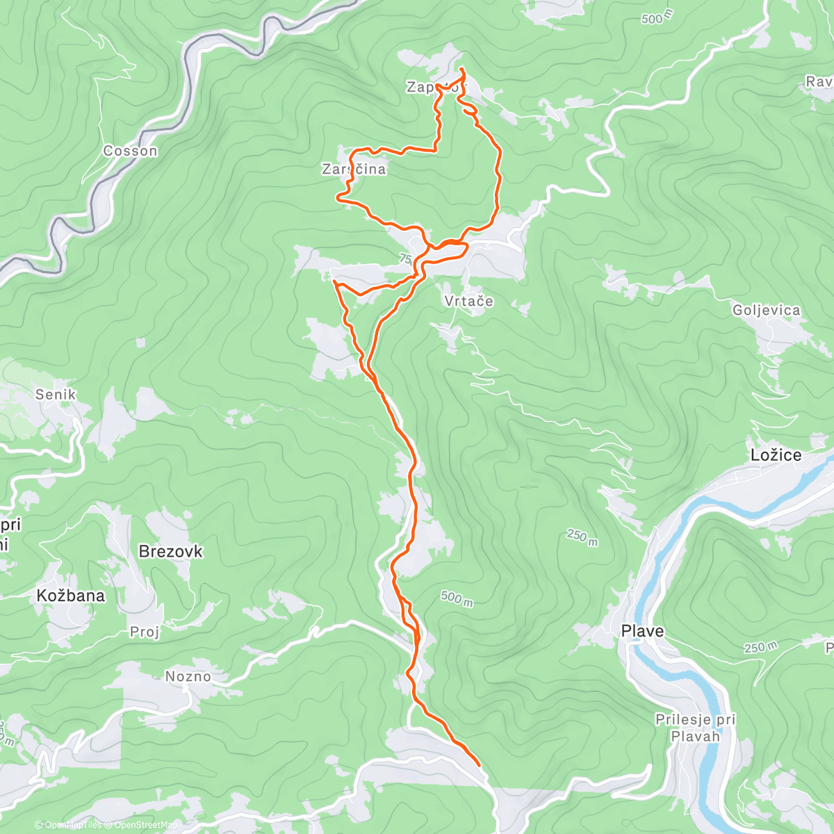 Карта физической активности (Korada)
