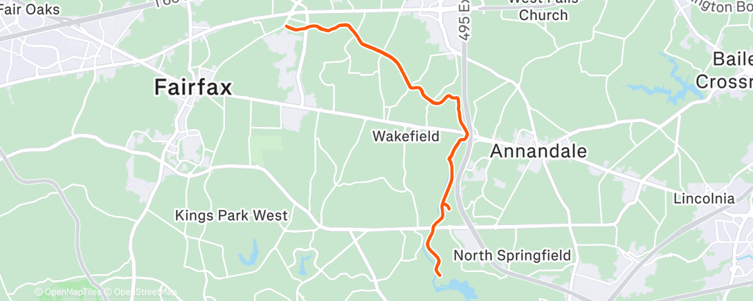 Карта физической активности (Afternoon Ride)