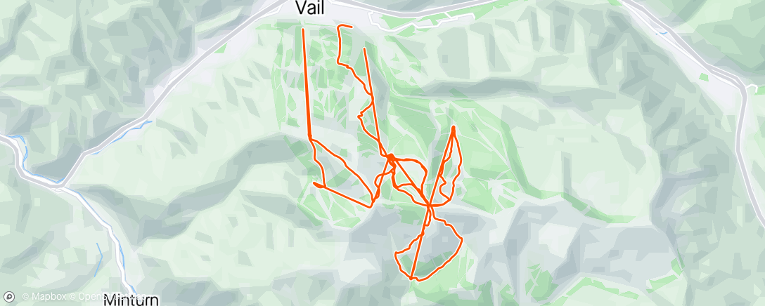 Map of the activity, Last day of the season